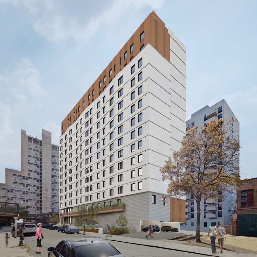 Rendering of Settlement Housing Fund project in Brooklyn