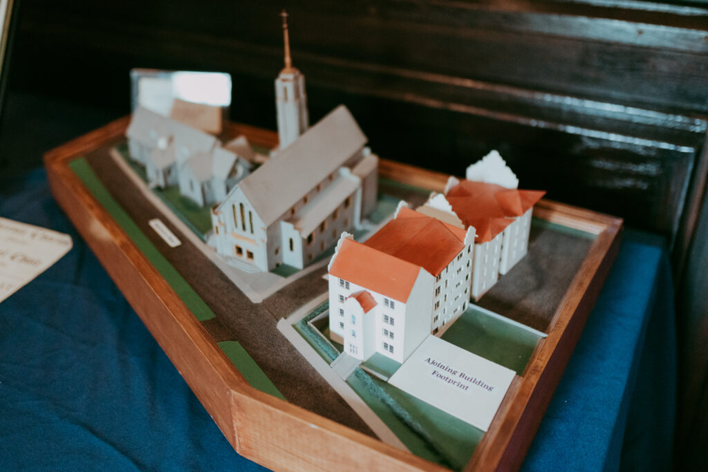 photo of model of Christ Church Bronxville