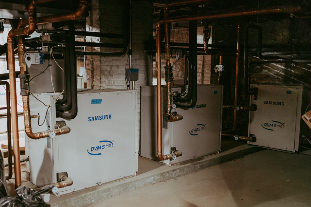 photo of Multiple water-cooled condensers