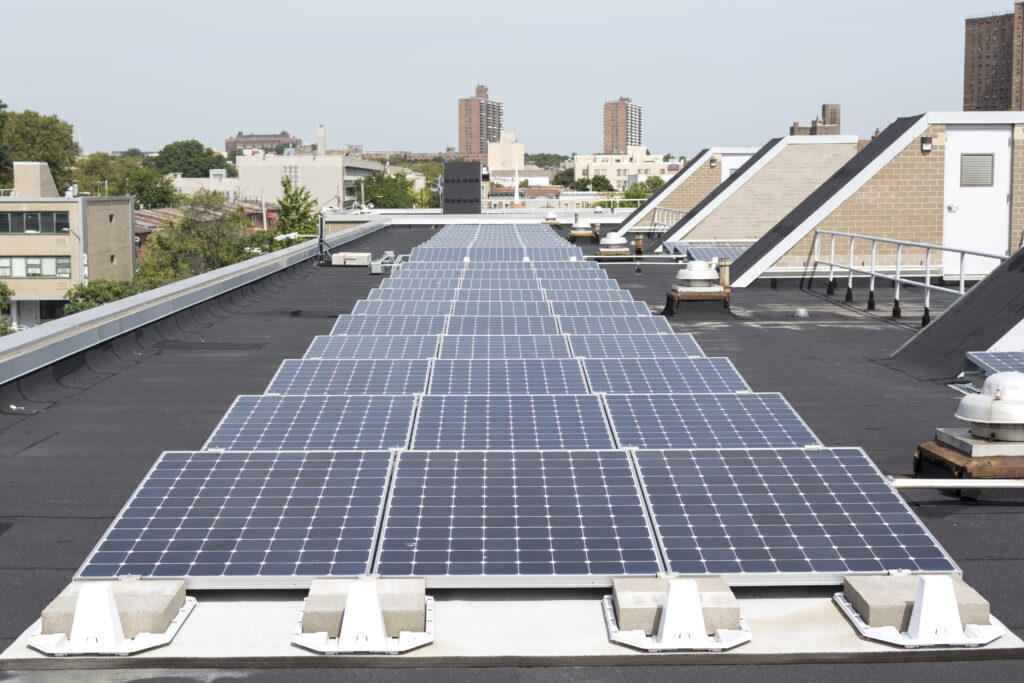 photo of rooftop solar project